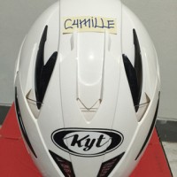 Helm KYT Scorpion King Double visor white / putih