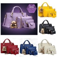 Jual TAS SET KOREA 4 IN 1 Murah