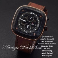JAM TANGAN PRIA SPORT ELEGAN EXPEDITION KULIT 6664 ORIGINAL LIMITED