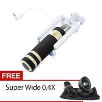 Jual PAKET TONGSIS MINI KABEL no BLUETOOTH no KARAKTER FREE SUPERWIDE LENS Murah