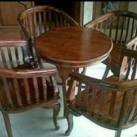 set kursi betawi kurung jati
