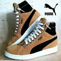sepatu kets gaya simple modern fungky pria puma sneakers high