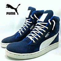sepatu kets gaya simple modern fungky pria puma sneakers high