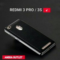 Jual Leather Xiaomi Redmi 3 Pro / 3S Back Case Soft Premium Casing Kulit Murah
