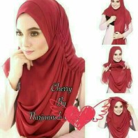 kerudung jilbab hijab atasan wanita instan ceruti premium murah