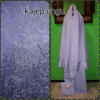 mukena katun jepang bordir warna