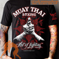 Jual Muay Thai Boran Red - KB160 - Kaos Muaythai Ju jitsu Taekwondo Karate Murah