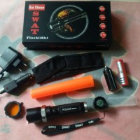 Jual senter swat police 8460-1 1 lalin+sarung. diskon Murah