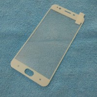 Tempered Glass Full Layar List Warna Oppo F1s A59 Warna Putih