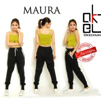 Jual Celana Jogger Pant Wanita Joger Pants Sweatpant Training Panjang Maura Murah