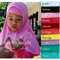 Jual Jilbab / Kerudung / Bergo / Instan / Praktis / Syiria Anak 4-7th Murah