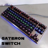 Jual E-Blue Mazer K727 RGB - GATERON Switch Mechanical Keyboard (BLACK Case Murah