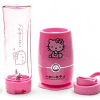 SHAKE N TAKE HELLO KITTY 2 CUPS / TRAVEL JUICER BLENDER HK / JUS UNIK