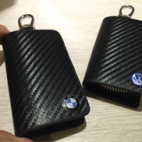 Jual Dompet kunci STNK carbon Logo BMW & VW Murah