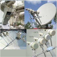 Braket LNB KU Band Multi Satelit 4 in 1