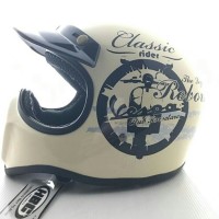 Helm Cakil Scooter Creamy / Helm Cakil HBC / Helm Cakil SNI (BARU)