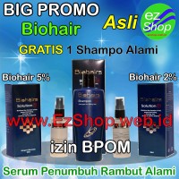 Paket PROMO 2 Biohair Solution Gratis Shampo Tonic Penumbuh Rambut