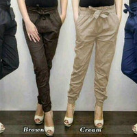 Jual CELANA JOGGER WANITA, JOGGER KATUN STRETCH, CELANA KATUN, JOGGER PANTS Murah