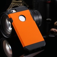 New Armor Case Plastic/Case Armor/Hard Case iPhone 5S Orange + TPU