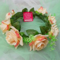 Jual Peach Blossoms Flowercrown / Flower Crown Murah