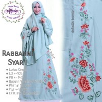 HIJAB REALPICT : RABBANI MINT SYARI BY ALFADYA