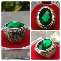 Jual CINCIN TITANIUM GREEN PERIDOT FULL CUTTING HQ Murah