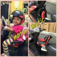 Jual Kursi Jok Bonceng Boncengan Anak Motor Matic EXPRO Warna Polos Murah