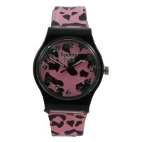 Jam Tangan Pria Sporty Time STX 1060 - Plastik Pink Dial Pink
