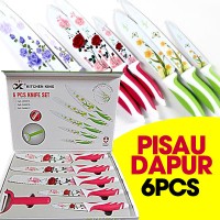 Jual Pisau Keramik Set 6Pcs KITCHEN KING Grade A Murah