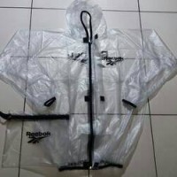 Jas Hujan Transparan berbahan PVC TEBAL Elastis