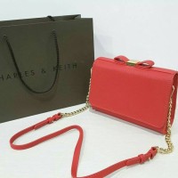 tas charles n keith original merah-tas ori murah