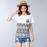 175421 BAJU POCKET TEE GAUL BATIK VINTAGE RETRO KANTONG KULIAH SANTAI