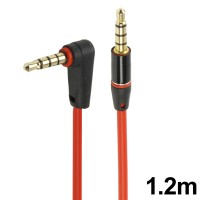 Gold Plated Elbow to Straight Jack Earphone Cable 1.2m Monster Beat
