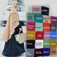 Jual khimar sisesa 3 layer pinguin Murah
