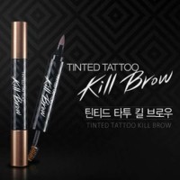 Jual Tato Alis dan Maskara - Tinted Tattoo Kill Brow Kiss Beauty 2 in 1 Murah