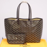 Tas Goyard Saint Louis PM Tote Coklat Tua PS9960