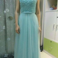 Jual Longdress import /Gaun pesta panjang tutu /Baju pesta panjang KOREA Murah