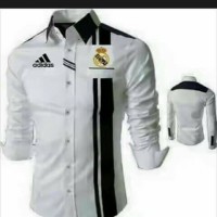 Jual KEMEJA BOLA REAL MADRID WHITE Murah