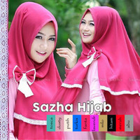 Hijab/Jilbab Syar'i Khimar Sazha Renda