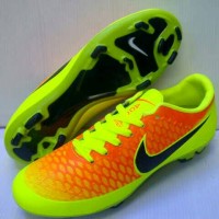 Sepatu Bola Nike Magista Oren-Stabilo list Hitam Grade Ori