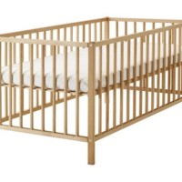 IKEA SNIGLAR Ranjang / box bayi, kayu beech, 60x120 cm