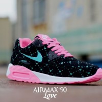 sepatu sneakers running casual kets lari main hangout nike air max 90