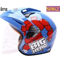 Helm Anak WTO Pet Hero BIRU Ukuran M - SH627