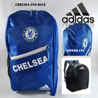 Tas Ransel Adidas Chelsea Evo Blue Free Rain Cover GXD5
