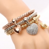 Jual Gelang bangles emas heart Murah
