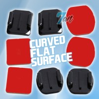 Jual CURVED & FLAT SURFACE MOUNT VHB STICKER GOPRO YI SJCAM XIAOYI BPRO Murah