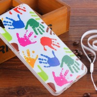 SILICON CASE OPPO FI PLUS / R9 HAND PRINT