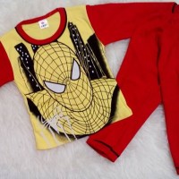 Piyama anak / stelan anak / baju tidur bayi / spiderman