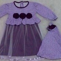 Baju muslim anak / baju muslim bayi / gamis tutu bunga