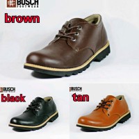 SEPATU ORIGINAL BUSCH LOWBOOT FOOTWEAR BROWN HITAM DAN TAN
